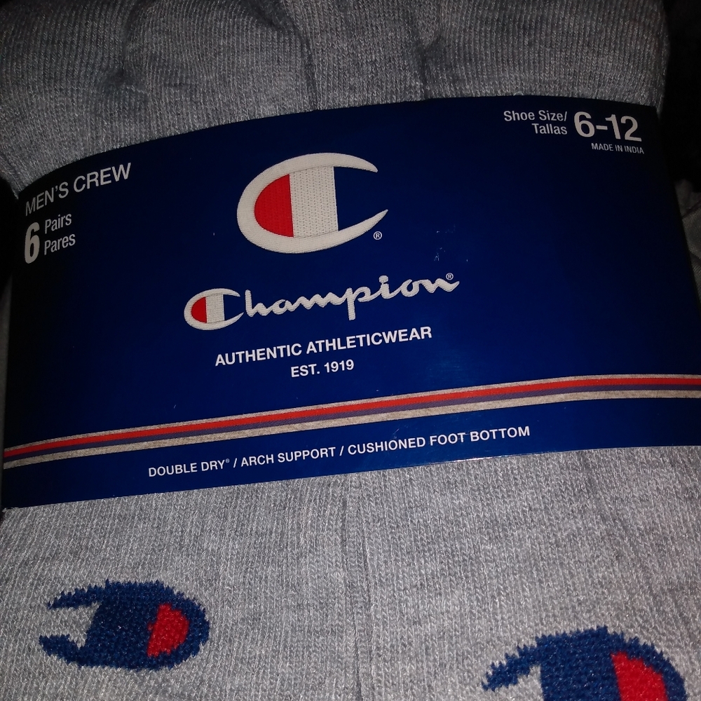 Champion 6 Pack  size 6-12 New With Tags